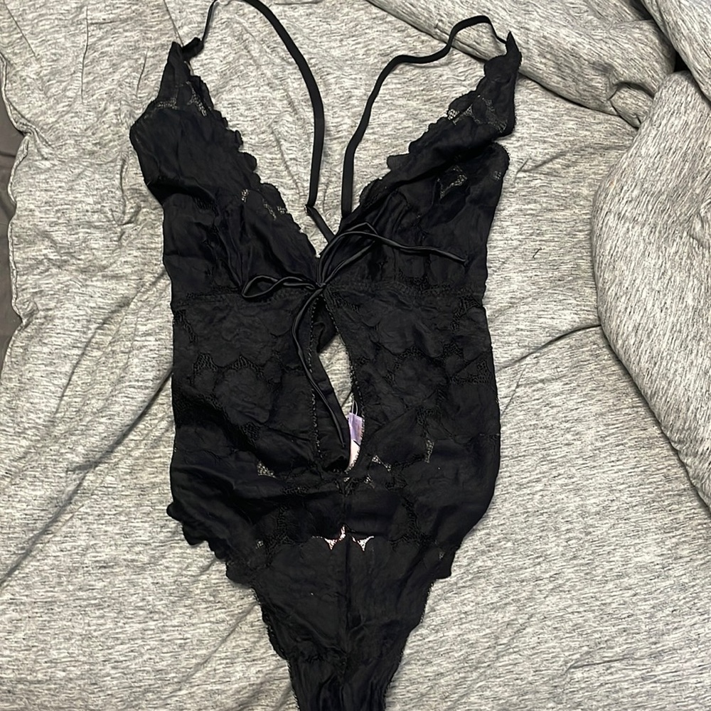Black Lace Savage x Fenty Bodysuit